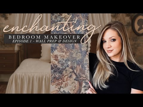 Finally Creating our DREAM Bedroom!! // Wallpaper Removal & Design