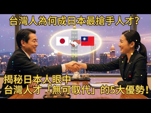 台灣人為何成日本最搶手人才？揭秘日本人眼中，台灣人才「無可取代」的5大優勢！
