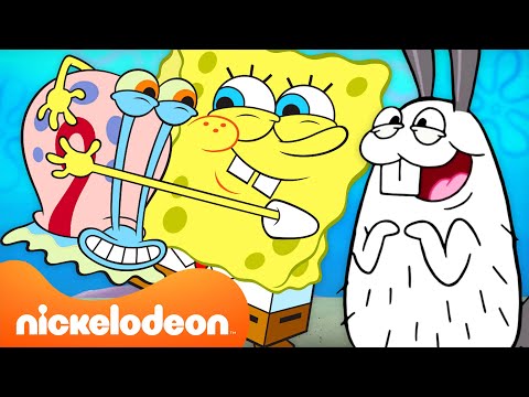 Губка Боб | Лучшие моменты с питомцами SpongeBob! 🐌 | 45 минут веселья | @SpongeBobOfficial