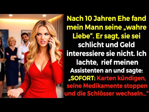 Nach 10 Jahren fand mein Mann „Wahre Liebe“😡, wollte Scheidung💔 – ich lachte, rief Assistenten