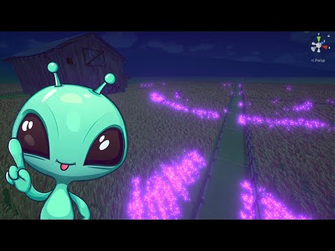 Wind and grass shader in Unity... and alien crop circles! Shader Graph tutorial