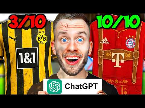 I'm ranking the 2025/26 Bundesliga jerseys – but AI-generated! 👀🚀 (too wild!!)