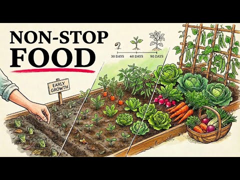 Grow Food 365 Days a Year Using This Succession Planting System