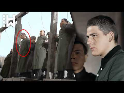 Nazi Who Shot 330, Beaten by Disabled with Crutches at his Execution