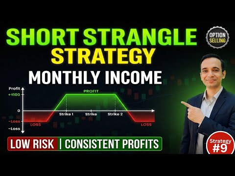 Short Strangle Strategy Explained 🔥 | Earn Consistent Monthly Income from Option Selling