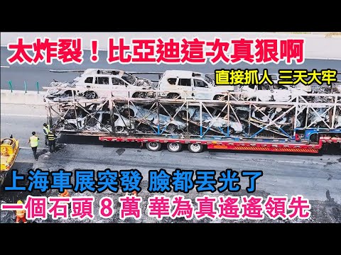 It’s so explosive! BYD is really ruthless this time! Arrest people directly! Squat for three days!