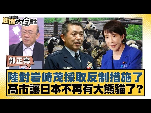 陸對岩崎茂採取反制措施了 高市讓日本不再有大熊貓了？【#新聞大白話】20251215-11｜#郭正亮 #張延廷 #徐和謙 @tvbstalk