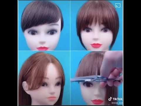 HOW TO CUT THE BANGS CORRECT.