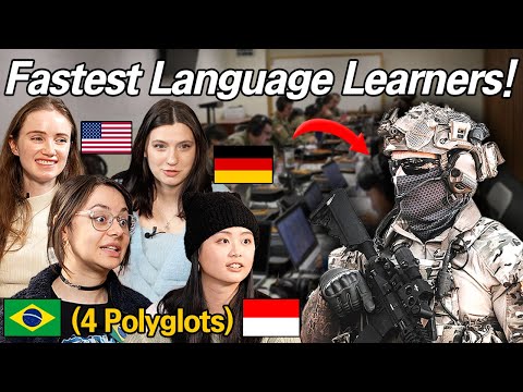 4 Polyglots was surprised How US Military Linguists Learn Language So Fast! l Fastest in the World!!