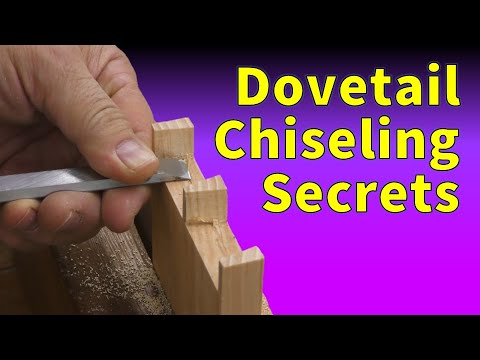 Dovetails By Hand - Chiseling Tips & Tricks