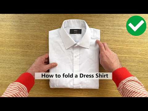 I Never thought folding a Dress Shirt is so Easy