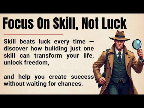 Focus on Skills, Not Luck 🔥|| The Truth About Success & Self-Growth || Improve Your English Fluency✅