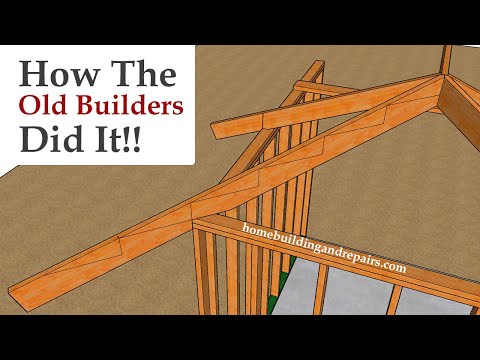 How To Layout Hip And Valley Rafters With Framing Square Step Off Method - Part One
