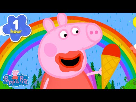 🌈Peppa Gris jakter på en regnbue! | Peppa Gris | Tegnefilmer for barn