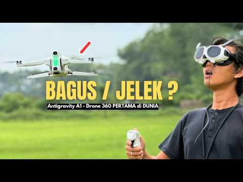 INVISIBLE DRONE! Review of the Antigravity A1 Indonesia, the World's First 360 Drone!