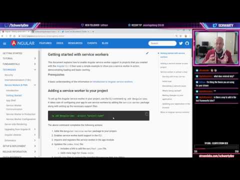 Building a simple Angular PWA to work with data while offline.