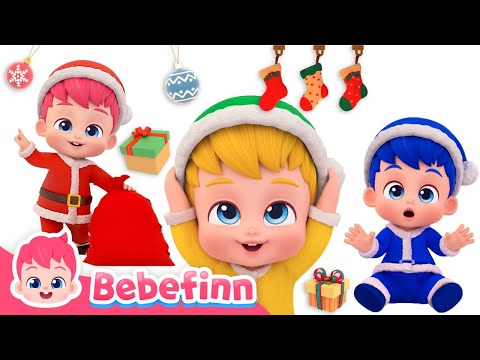 2025🎄New Christmas Songs for KidsㅣBebefinn CarolsㅣNursery Rhymes Compilation