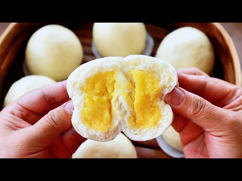 用4個雞蛋和牛奶，做孩子們最愛吃的早餐包子。好吃又簡單、新手也能輕鬆完成【阿栗食譜450】