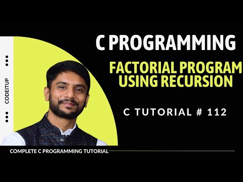 Recursion in C Programming | Factorial Program in C | In Hindi