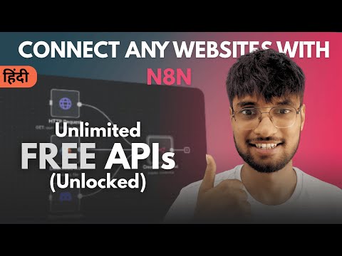 How to Get APIs for FREE in n8n | hindi tutorial | Image generation in n8n
