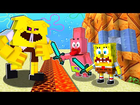 MUTANT SPONGEBOB vs Most Secure Pineapple House in Minecraft!