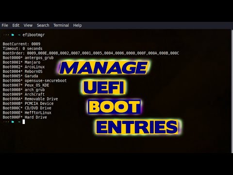 How to Change Your EFI Boot Entries using efibootmgr in Linux