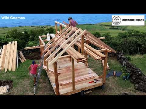 Building a Coastal Cabin in 10 Days! - Start to Finish