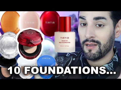 Every TIRTIR Foundation Tested!! | Coverage, Finish & Who It’s For