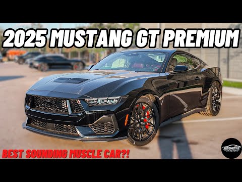 2025 FORD MUSTANG GT PREMIUM FASTBACK! | *Full Walkaround Review* | BEST Sounding Muscle Car?!