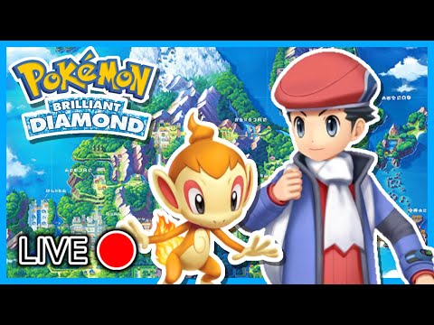 🔴LIVE | Pokemon Brilliant Diamond - Our Journey Starts! |