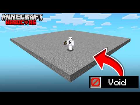I Survived in the VOID in Minecraft Hardcore!