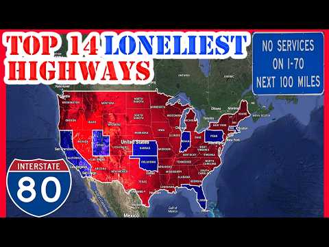 What Are the 14 LONELIEST Highways in America | What You Can Expect Driving on Them