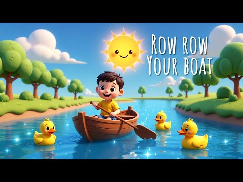 Row Row Row Your Boat 🚤 Nursery Rhyme for Kids | Baby Songs & Children’s Music | Laila Fun