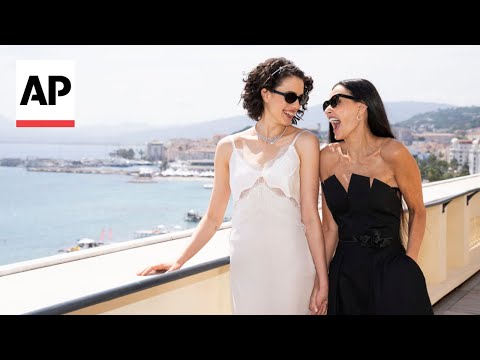 Demi Moore & Margaret Qualley on 'The Substance' | AP interview