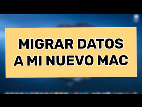 Migrar datos a mi nuevo Mac