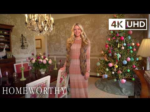 CHRISTMAS HOUSE TOUR | A Traditional Atlanta Home Beautifully Decorated for the Holidays l 4K