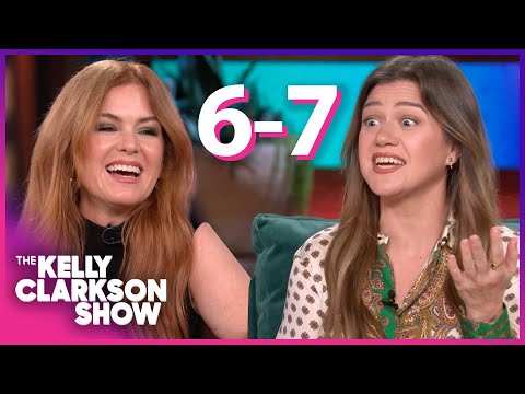 Isla Fisher & Kelly Clarkson Are Confused By '6 7' Gen Alpha Slang