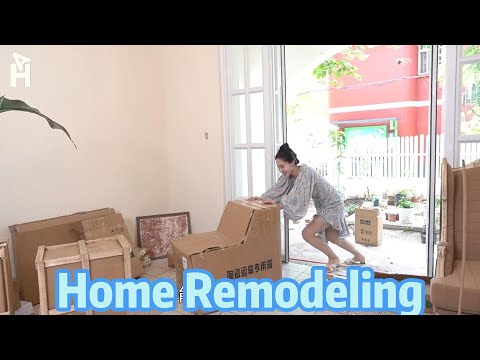 After the divorce, she renovated the house by herself,Amazing change!