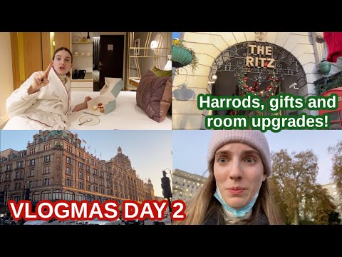 Pleasant surprises and Harrods christmas treats #vlogmasday2