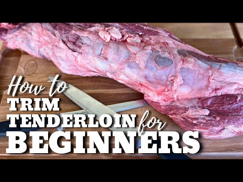 How to Trim a Whole Filet Tenderloin for Beginners   FULL VIDEO!