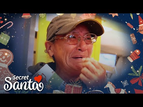 McDonald's cleaning lady who has had horrible luck sobs after opening gift from a Secret Santa