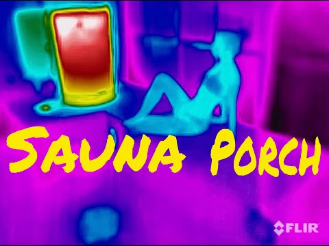 FREE HEAT!!! Sauna in greenhouse porch heats our house.