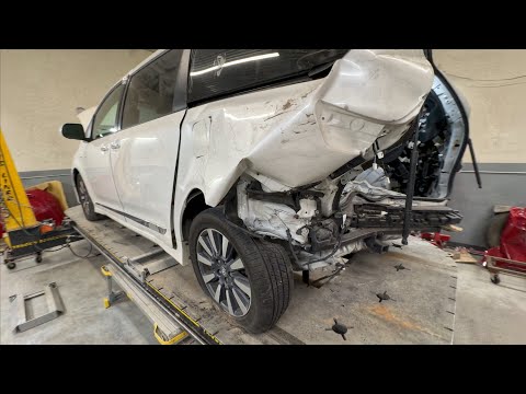 It was CRAZY!! But I fixed this wrecked Toyota from Copart.