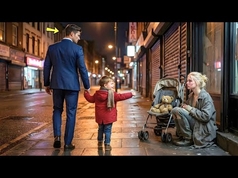 Un riche ignore un mendiant… jusqu’à ce que son fils dise : « Papa, c’est maman. »