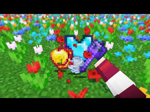 Minecraft UHC but every Flower is RANDOM..