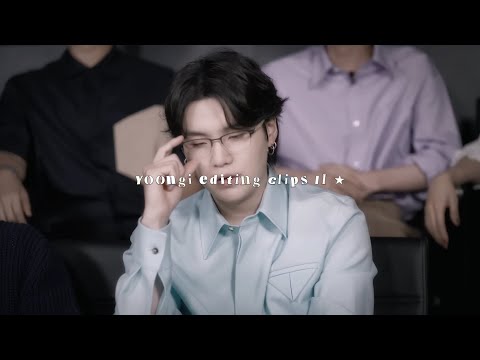 SUGA/YOONGI CLIPS FOR EDITS | BTS ★