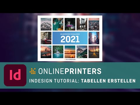 In InDesign Tabellen erstellen – Basics Tutorial