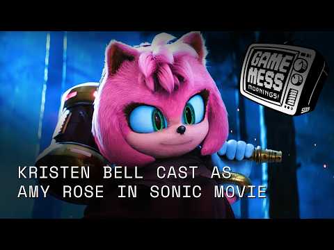Kristen Bell Cast as Amy the Hedgehog | Game Mess Mornings 2/19/26