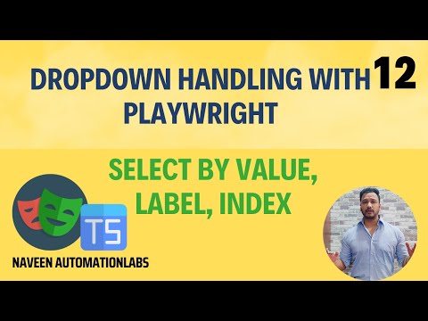 #12 - DropDown Handling With Playwright +Typescript