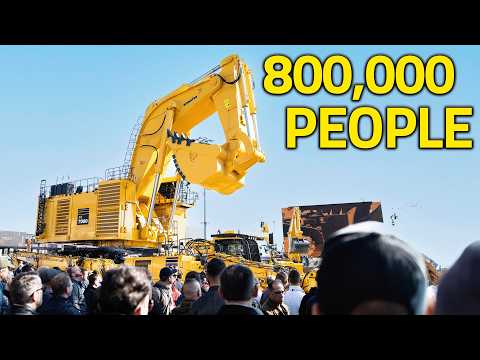 Exploring the World's Largest Earthmoving Machines at BAUMA Munich 2025!